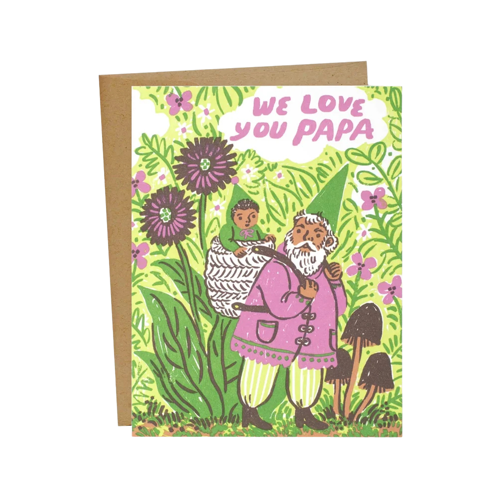 Love You Papa Gnome Father's Day Card