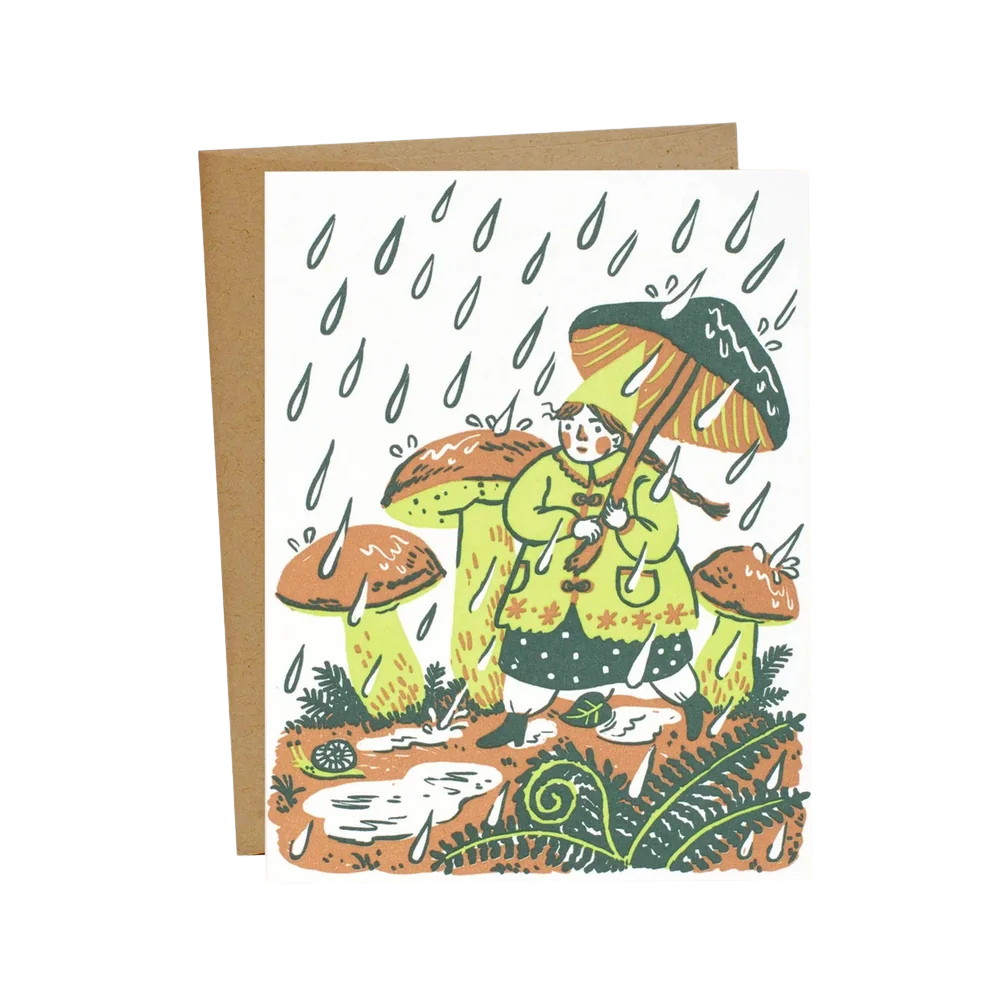 Rain Walk Gnome Card