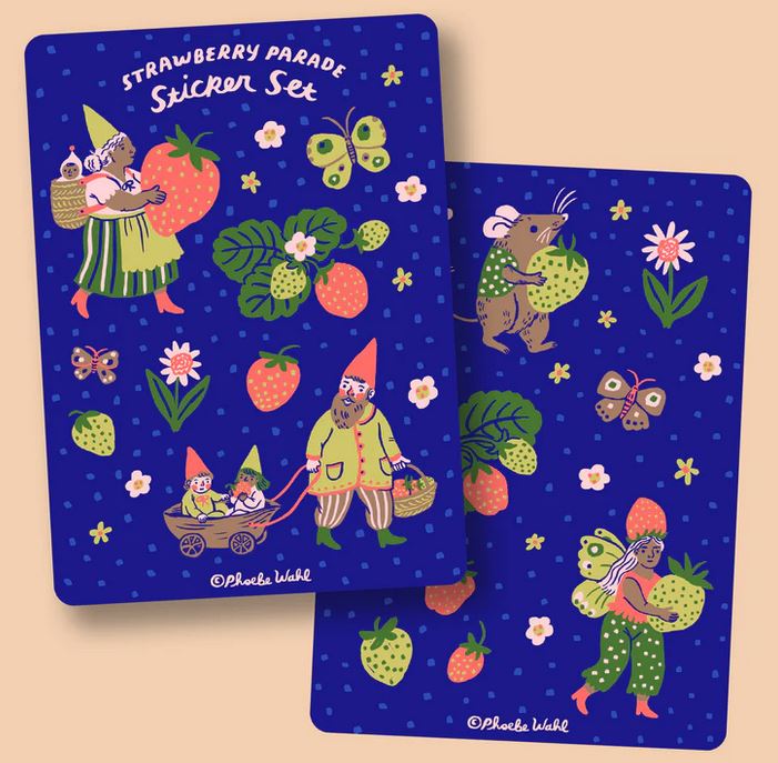 Strawberry Parade Sticker Set
