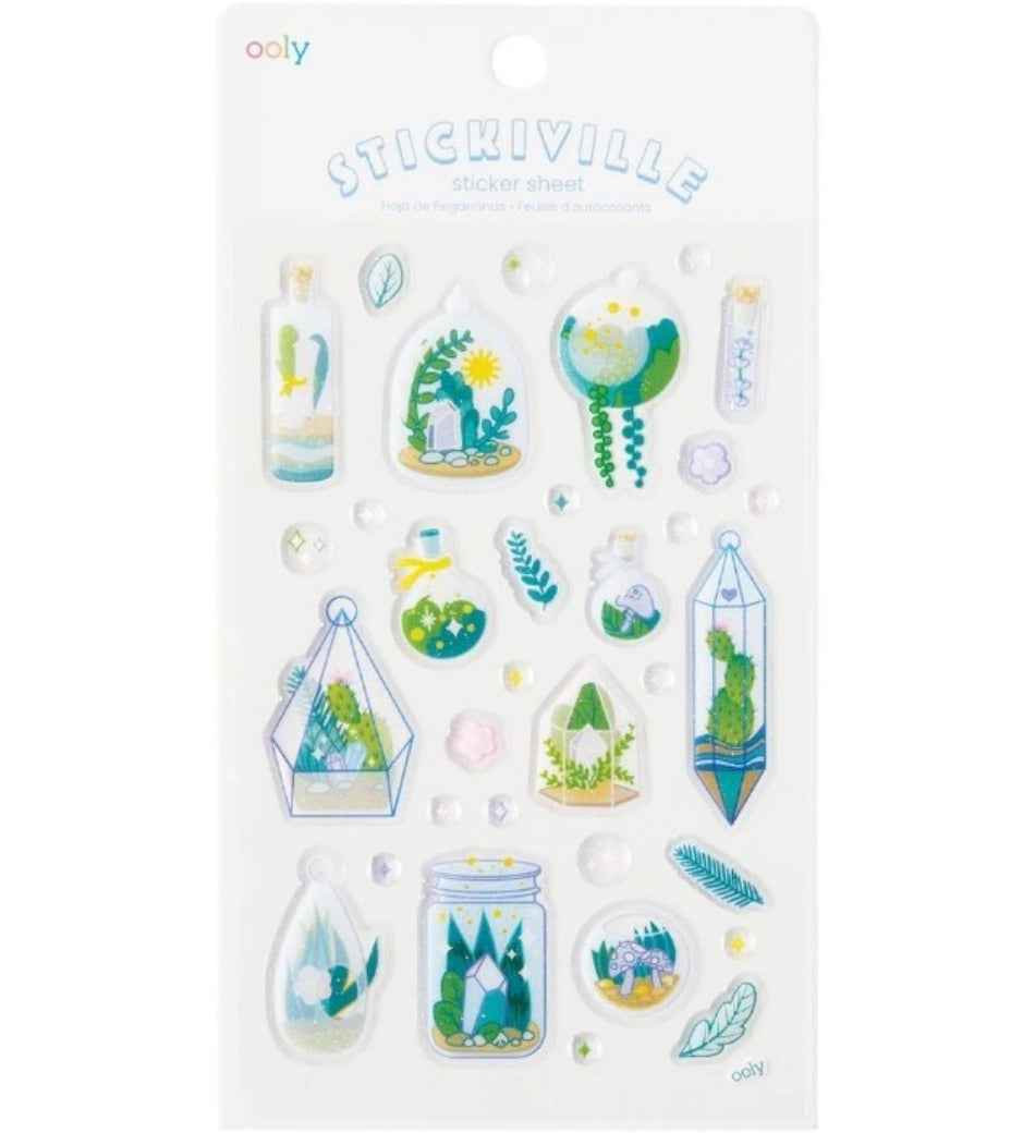 Sticker-Tiny Terrarium